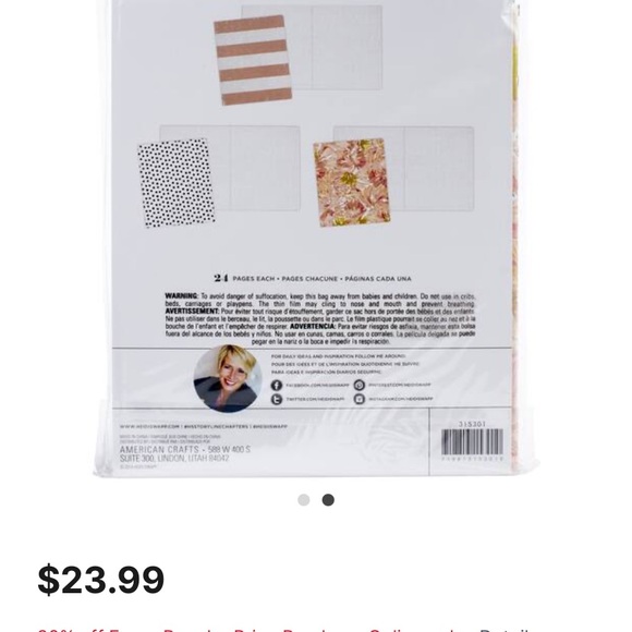 Heidi Swapp® Storyline Chapters The Scrapbooker Insert Book Set - Picture 2 of 4